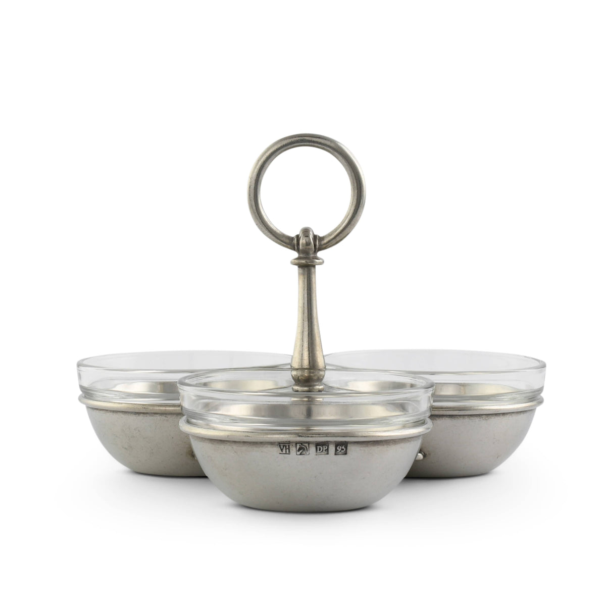 Pewter Condiment Trio