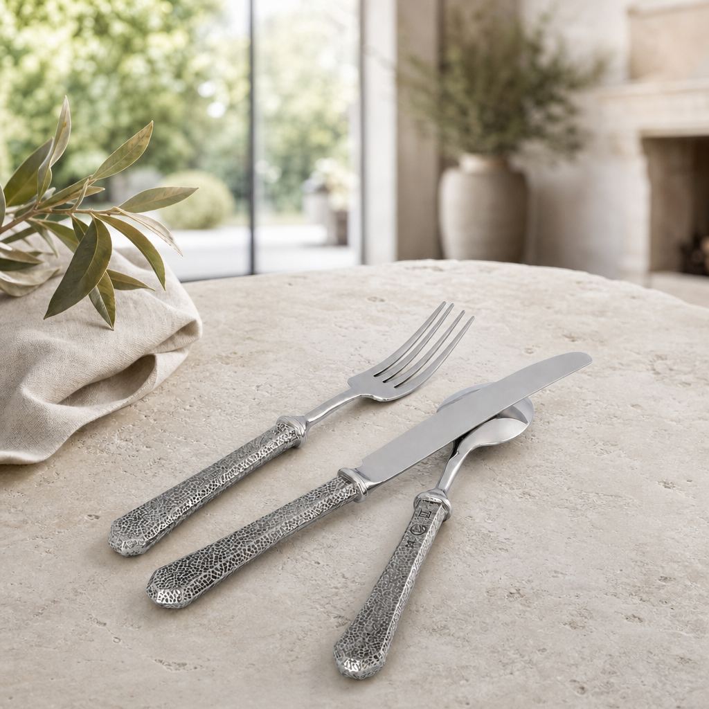 Hammered Flatware Set 3