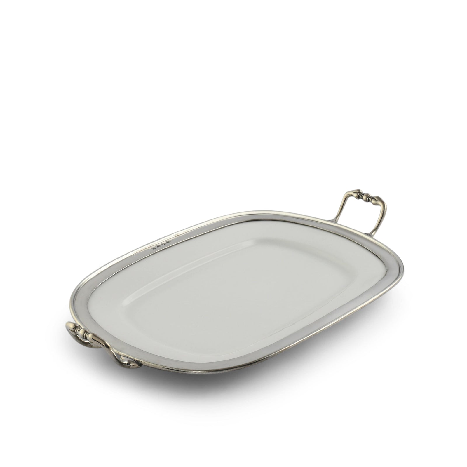 Vagabond House Rectangle Tray Porcelain with Handles Product Image