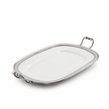 Rectangle Tray Porcelain with Handles 1