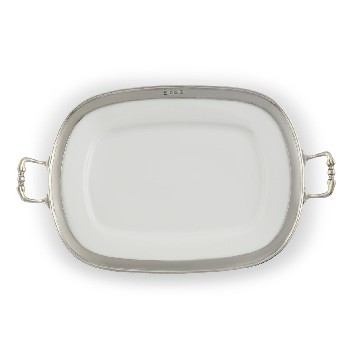 Rectangle Tray Porcelain with Handles