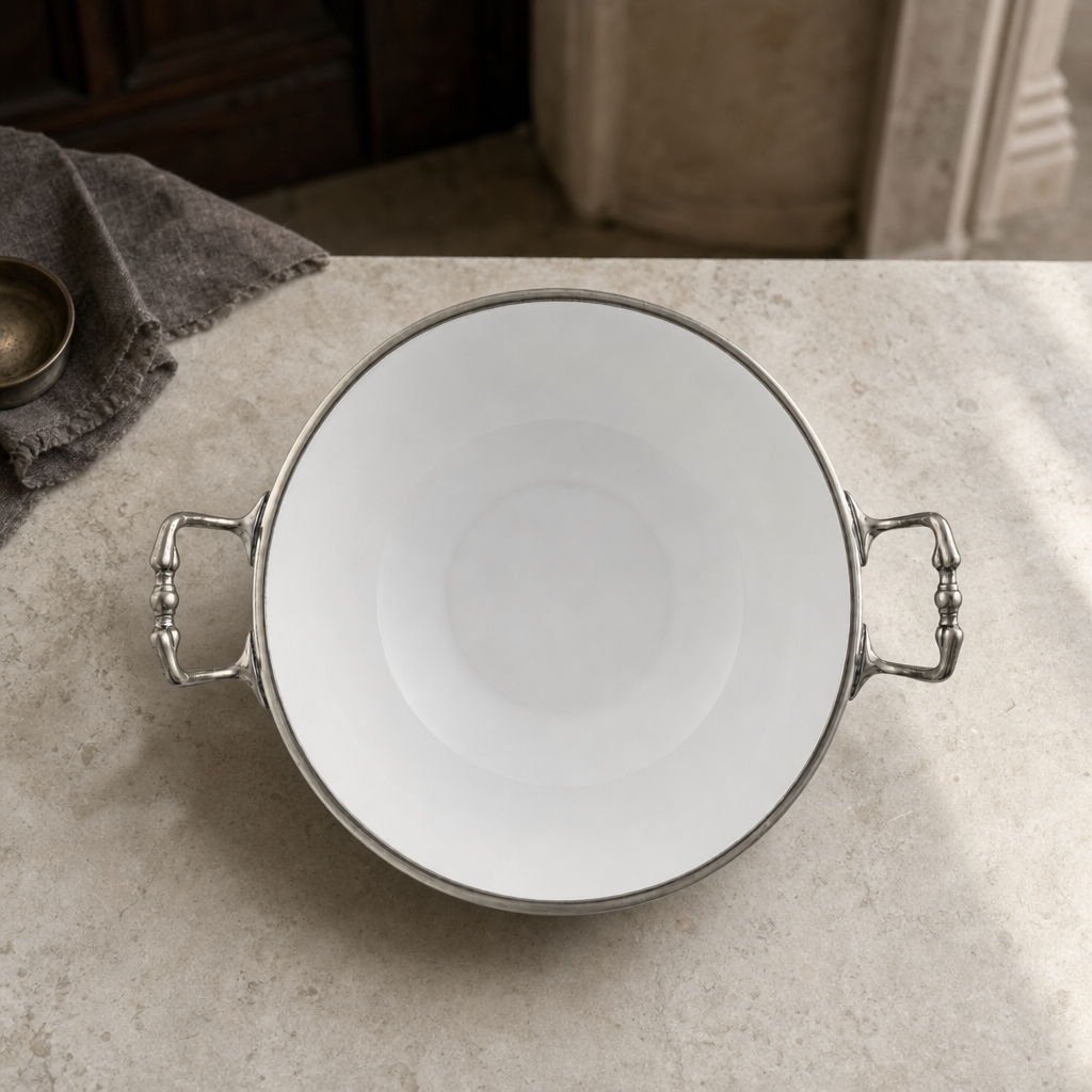 Serving Bowl Porcelain with Handles 4