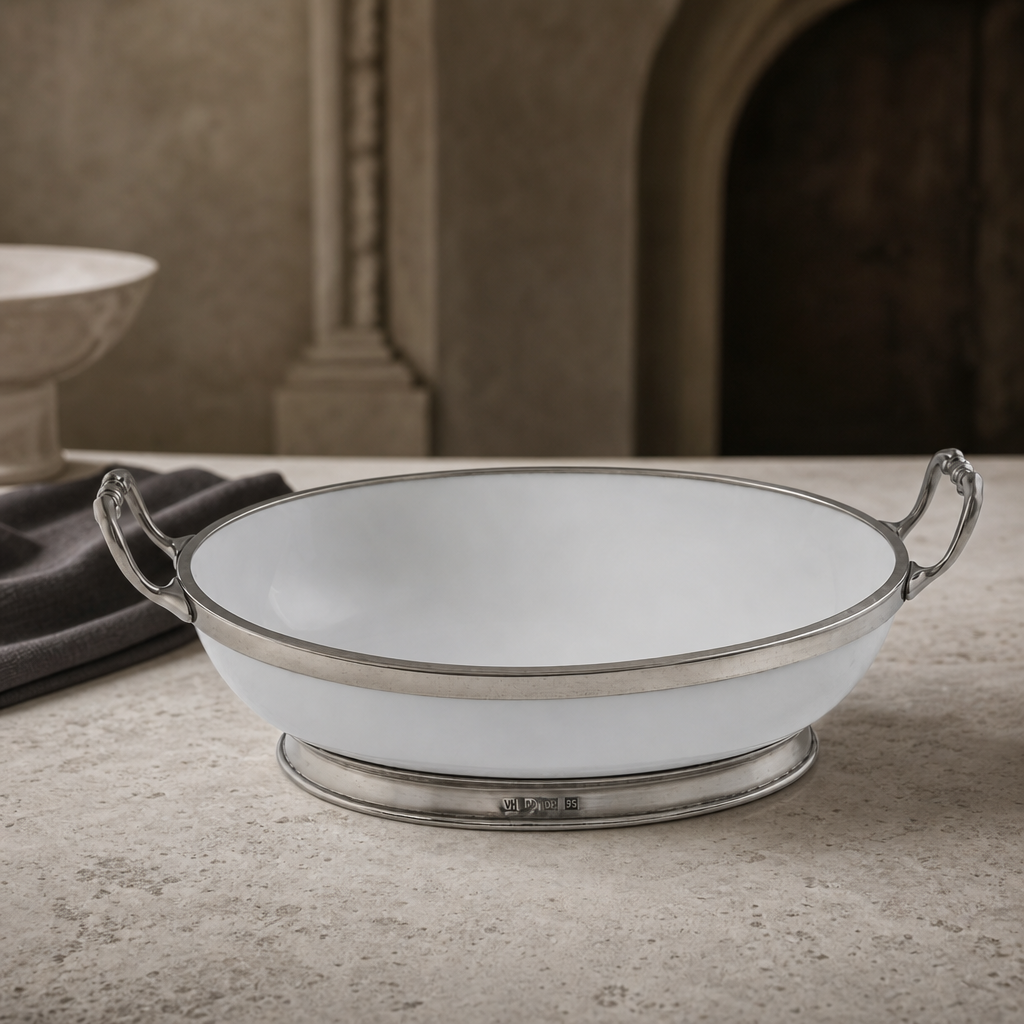 Oval Bowl Porcelain with Handles 5