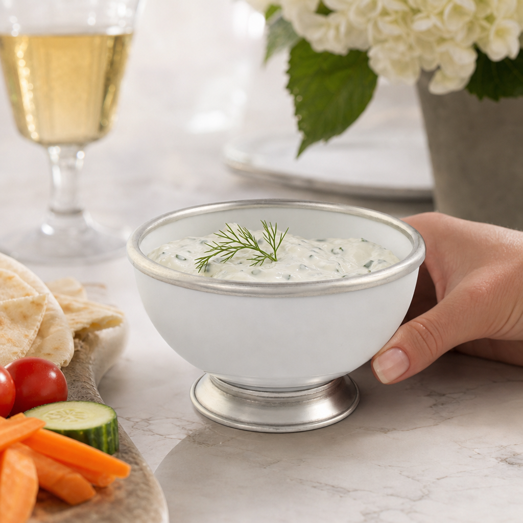 Dip Bowl Porcelain - Med 10