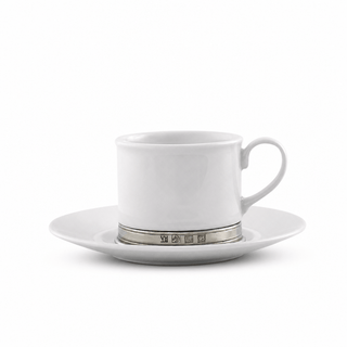 Cappuccino/Tea Cup with Saucer