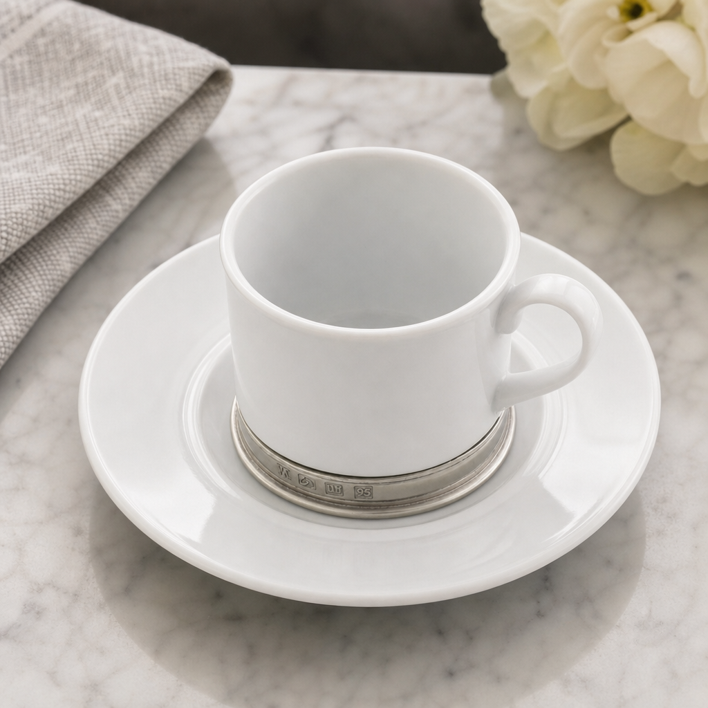 Cappuccino/Tea Cup with Saucer 10