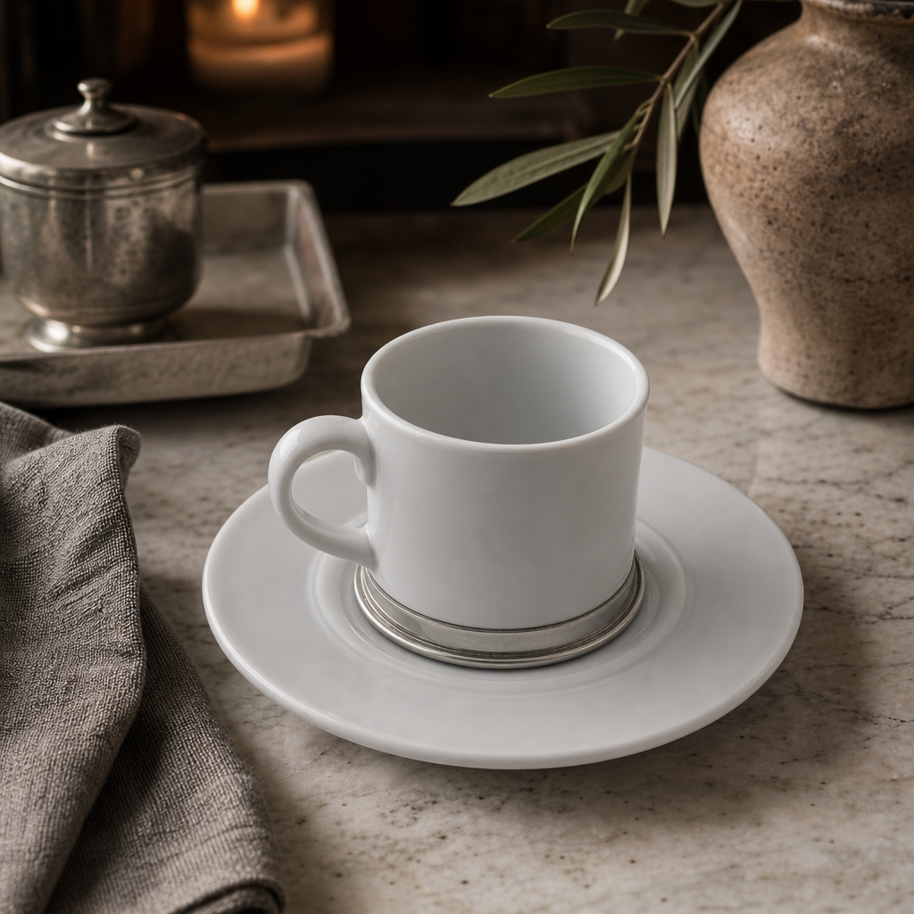 Cappuccino/Tea Cup with Saucer 8