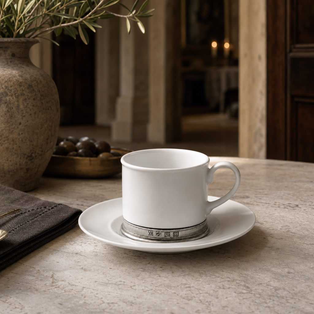 Cappuccino/Tea Cup with Saucer 9