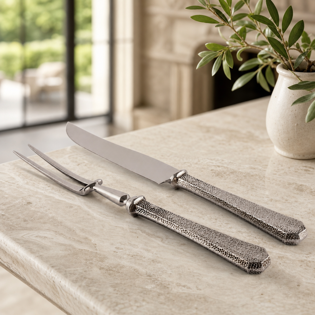 Hammered Carving Set 1
