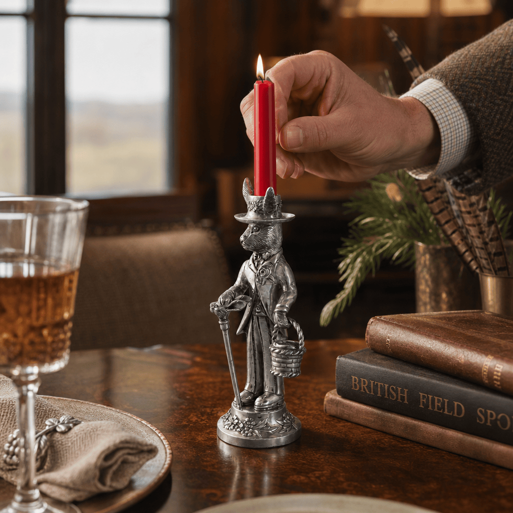 Gentleman Hare Short Candlestick 6