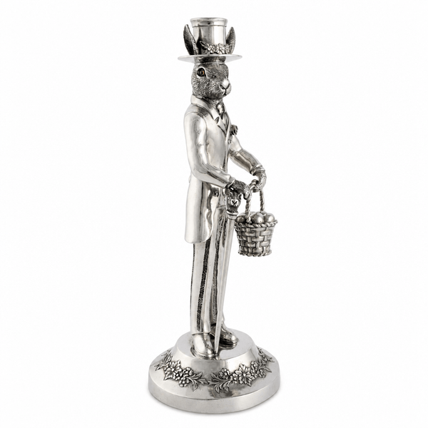 Gentleman Hare Tall Candlestick 1