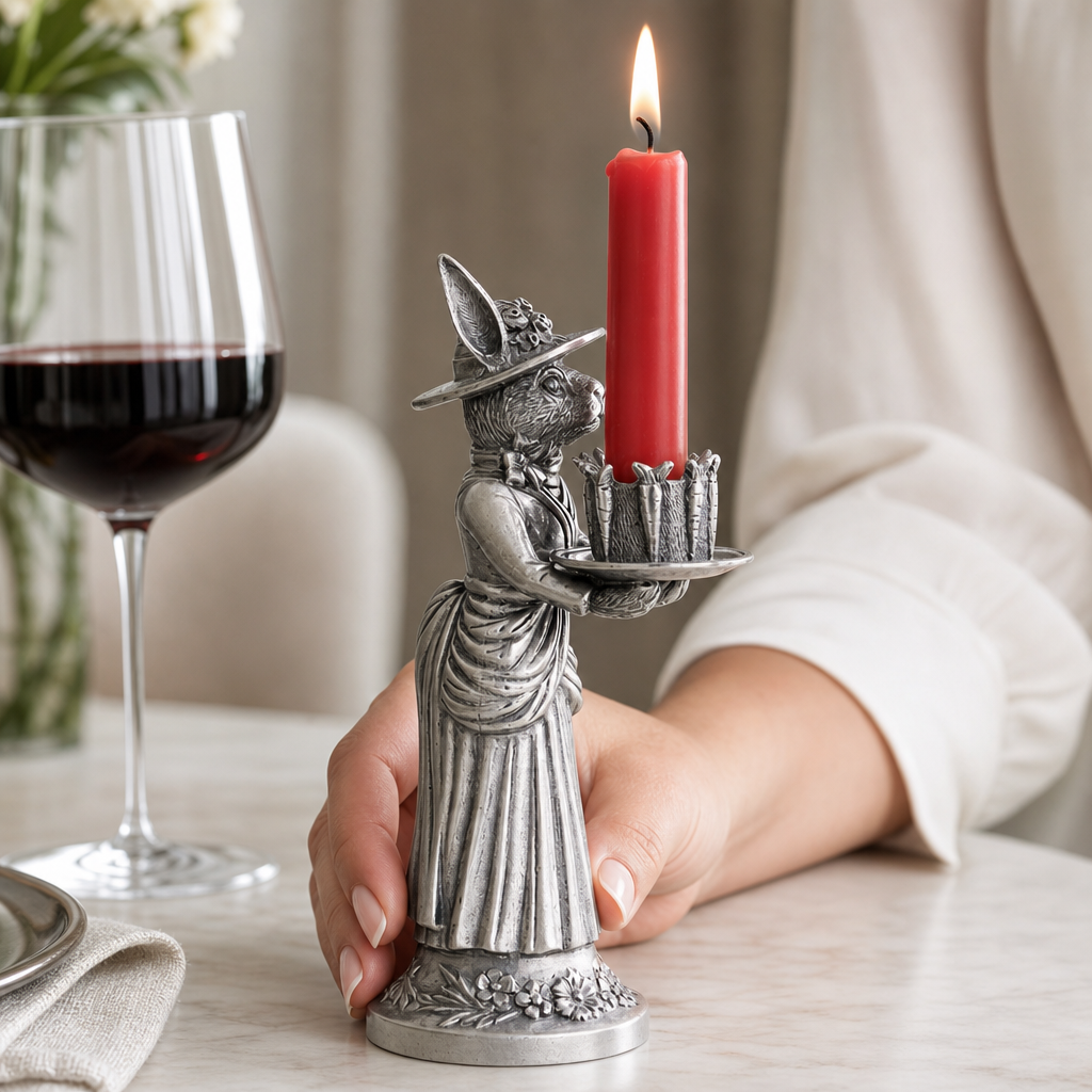 Lady Hare Short Candlestick 7