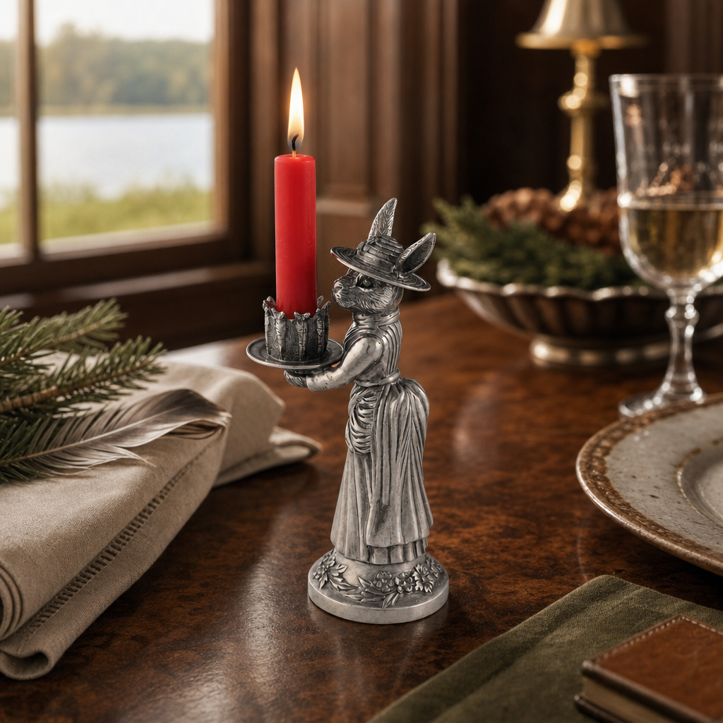Lady Hare Short Candlestick 8