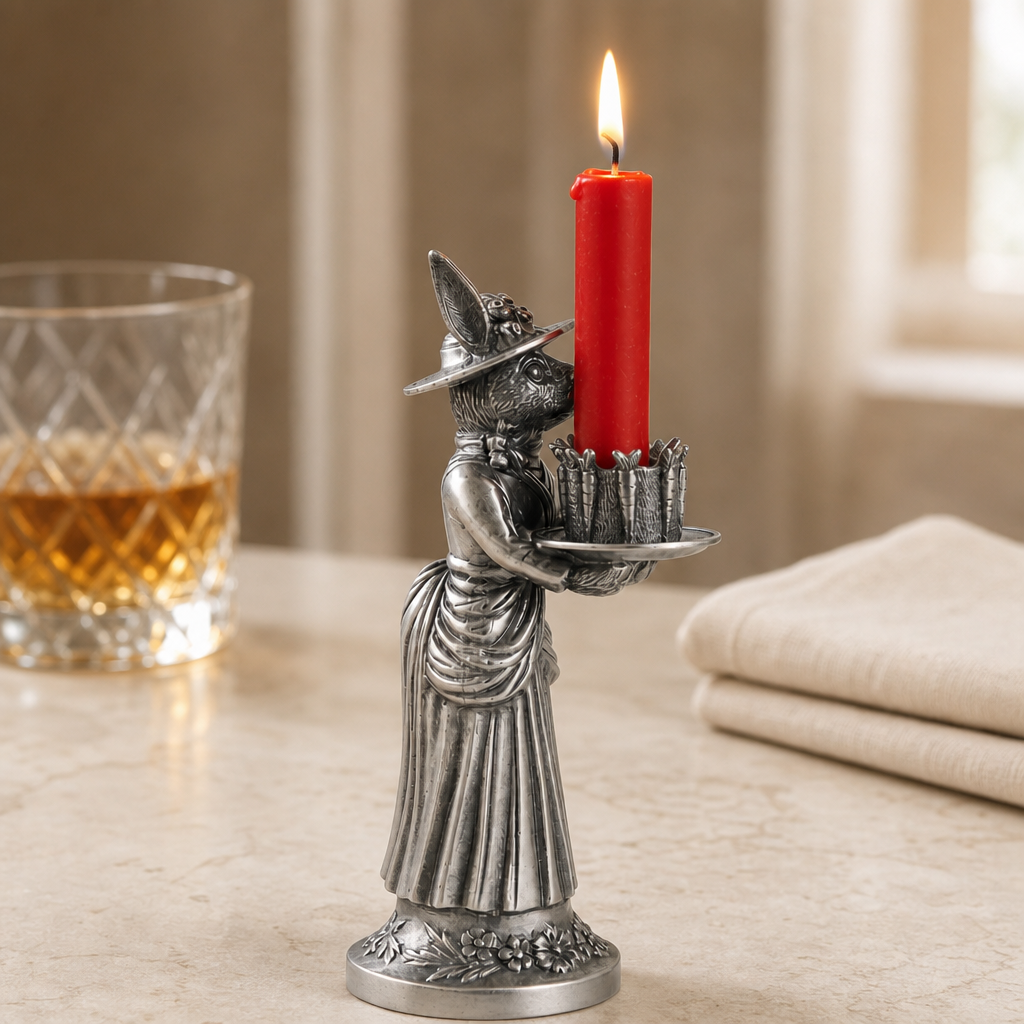 Lady Hare Short Candlestick 3