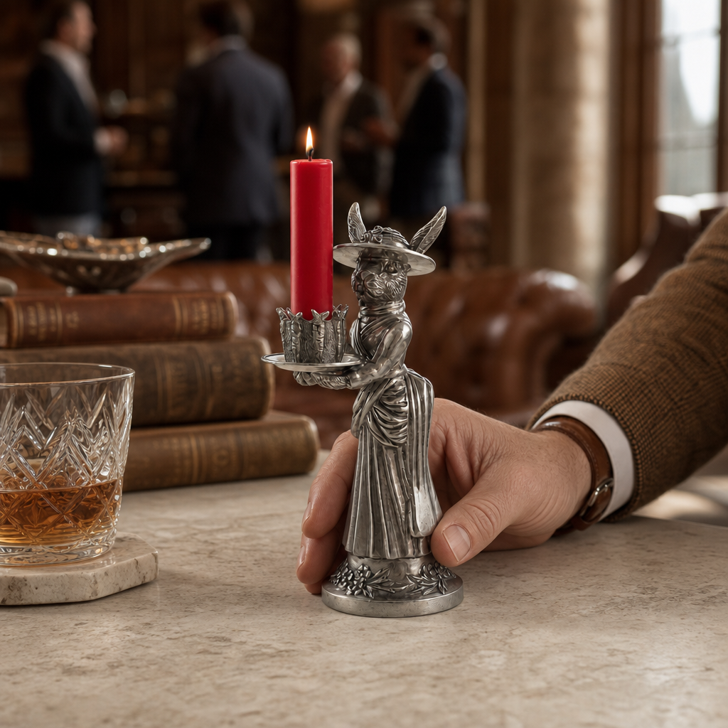Lady Hare Short Candlestick 6
