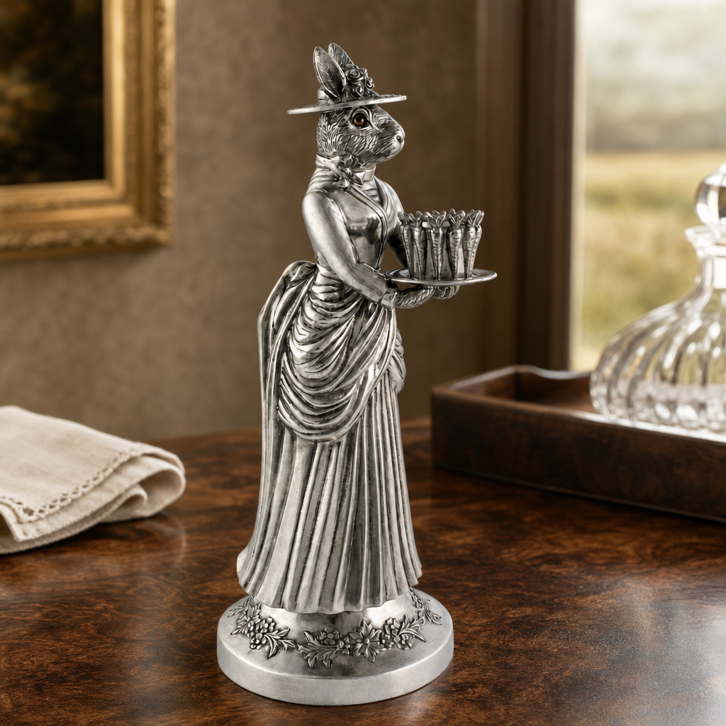 Lady Hare Tall Candlestick 2