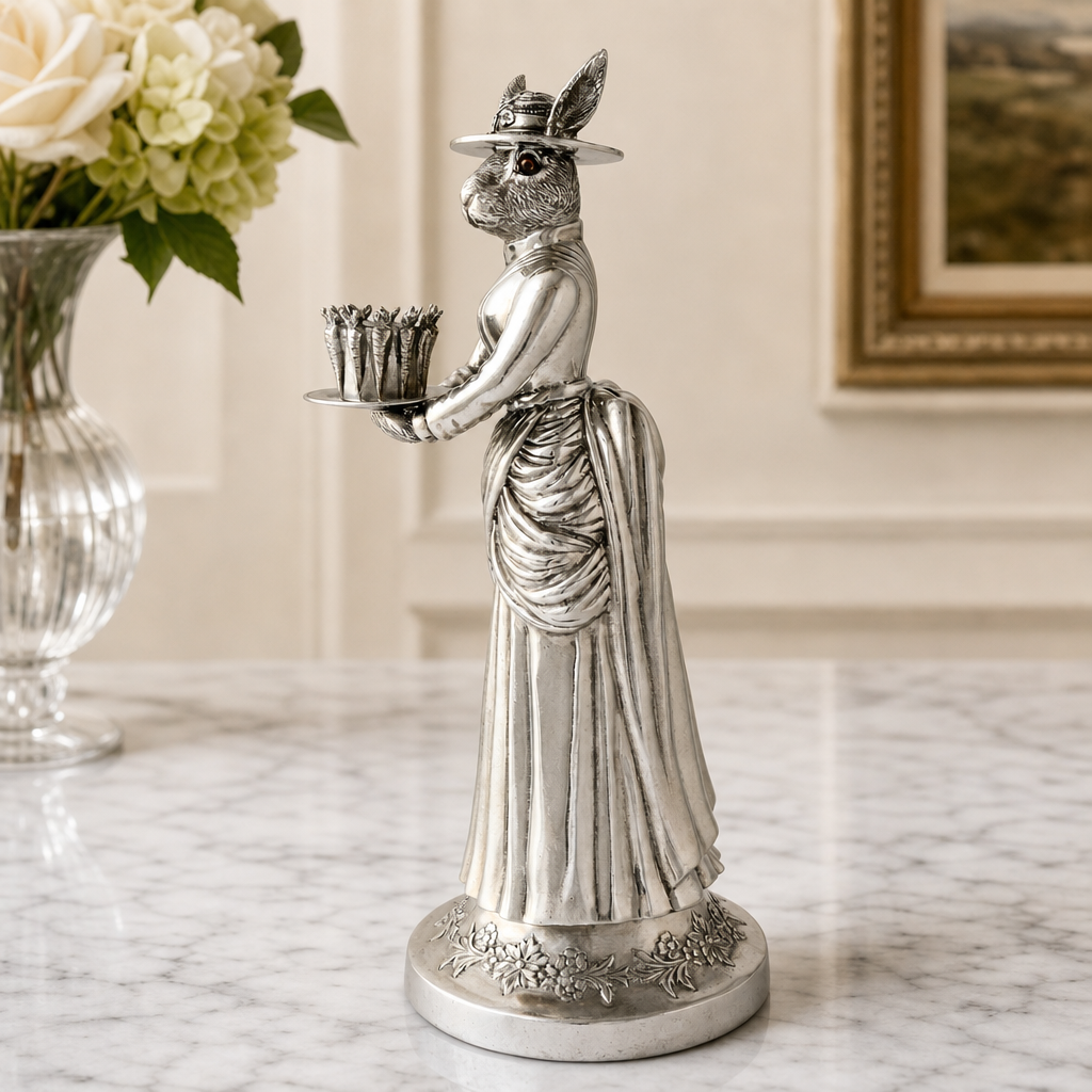 Lady Hare Tall Candlestick 10