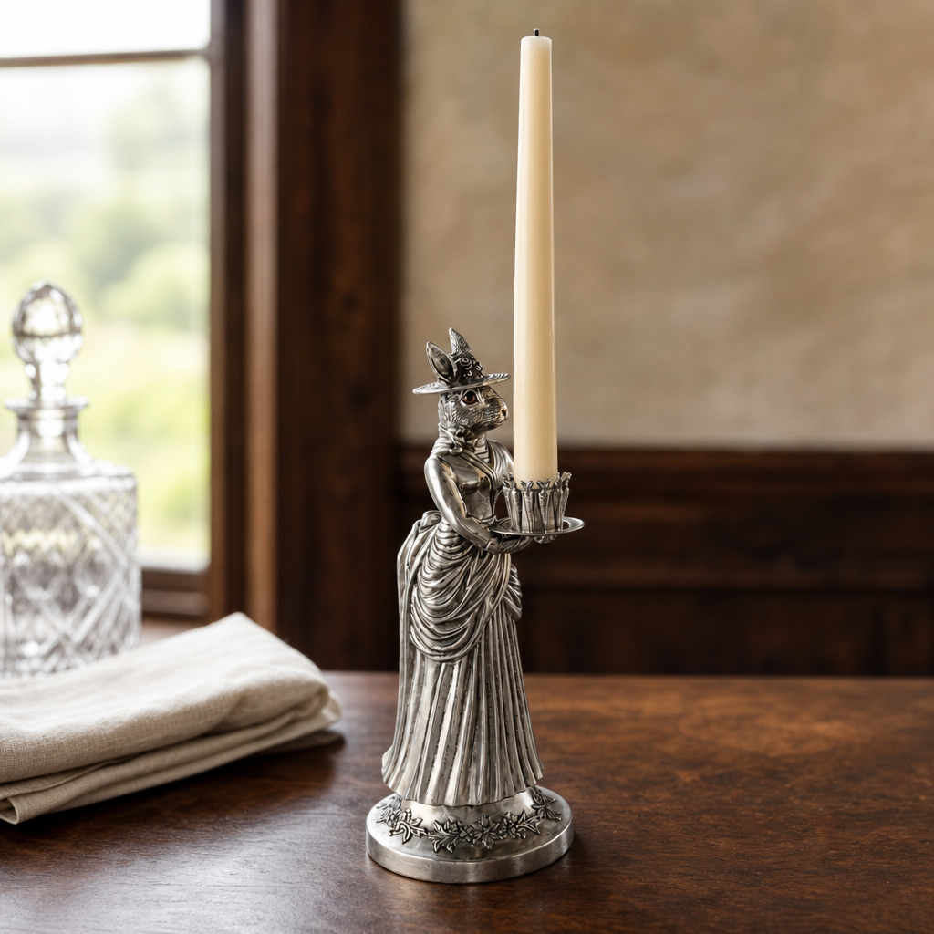 Lady Hare Tall Candlestick 5