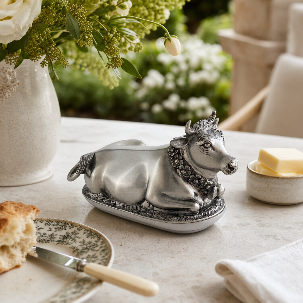 Mabel Cow Butter Dish 7