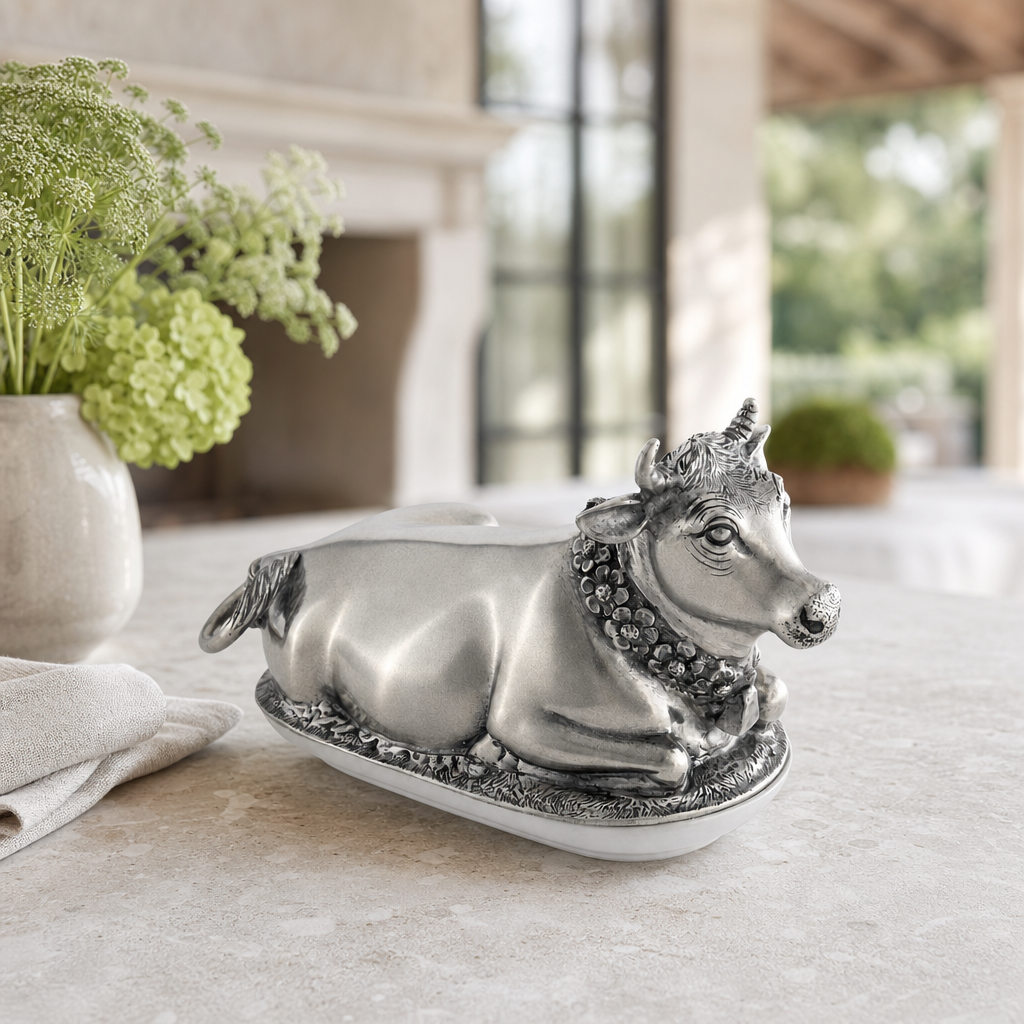 Mabel Cow Butter Dish 3