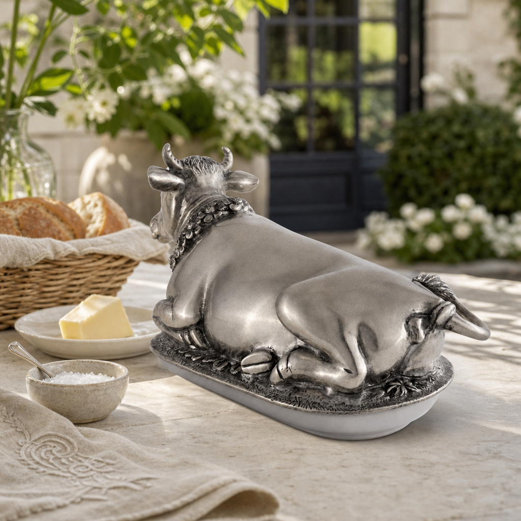 Mabel Cow Butter Dish 9