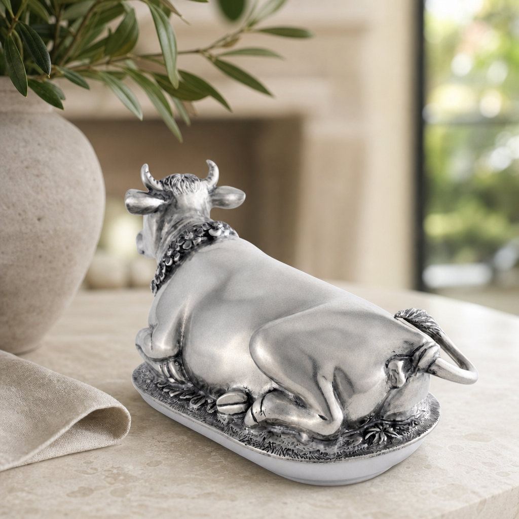 Mabel Cow Butter Dish 5