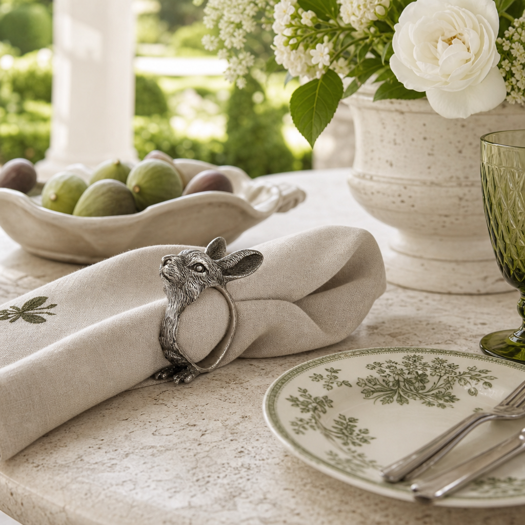 Rabbit Napkin Rings 6