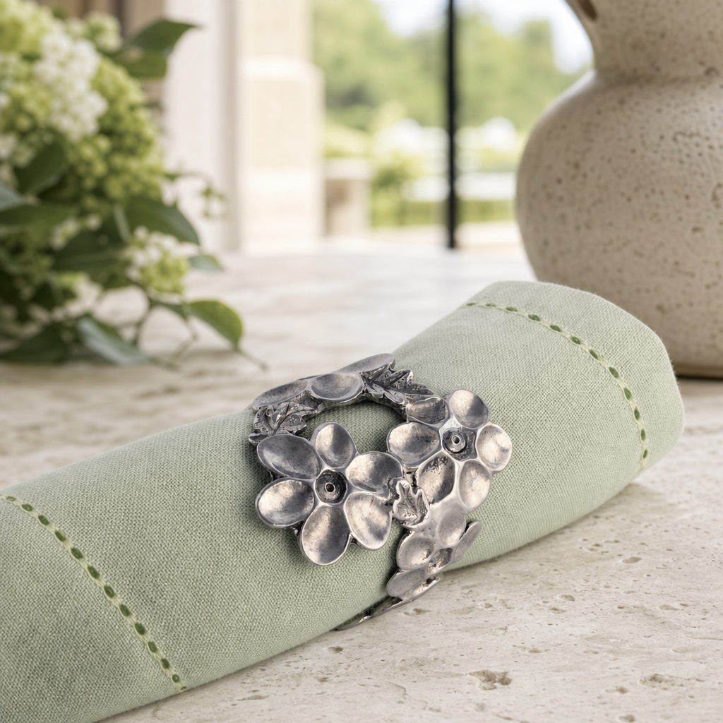 Lilacs Napkin Ring 3