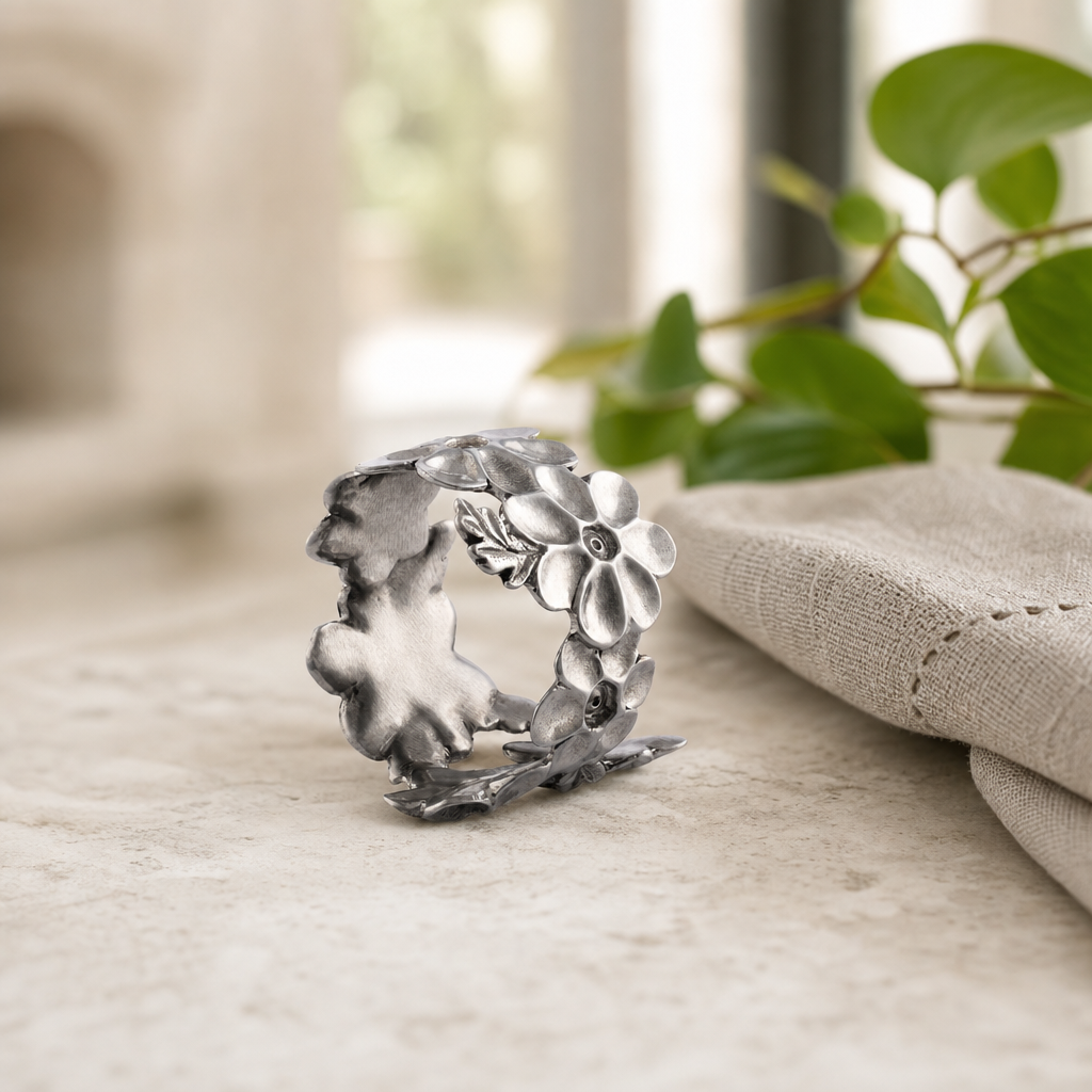 Lilacs Napkin Ring 4