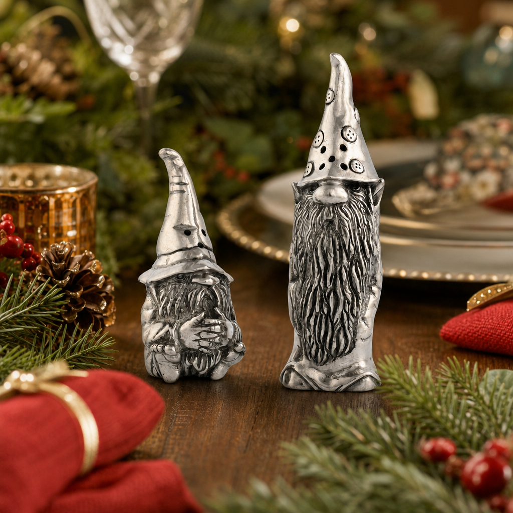 Gnome Pewter Salt and Pepper 1