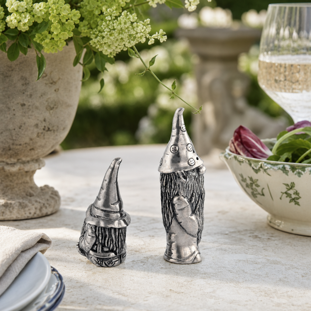 Gnome Pewter Salt and Pepper 8