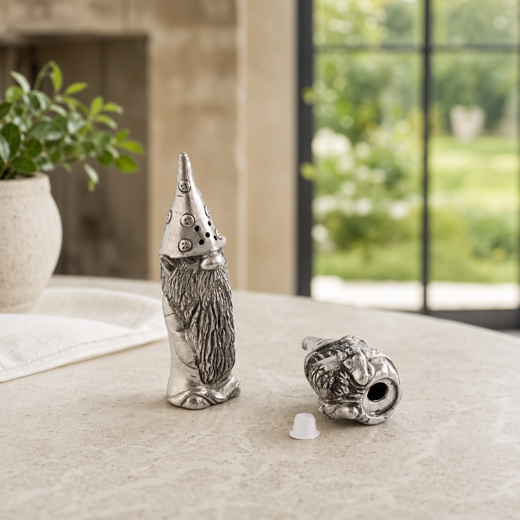 Gnome Pewter Salt and Pepper 5