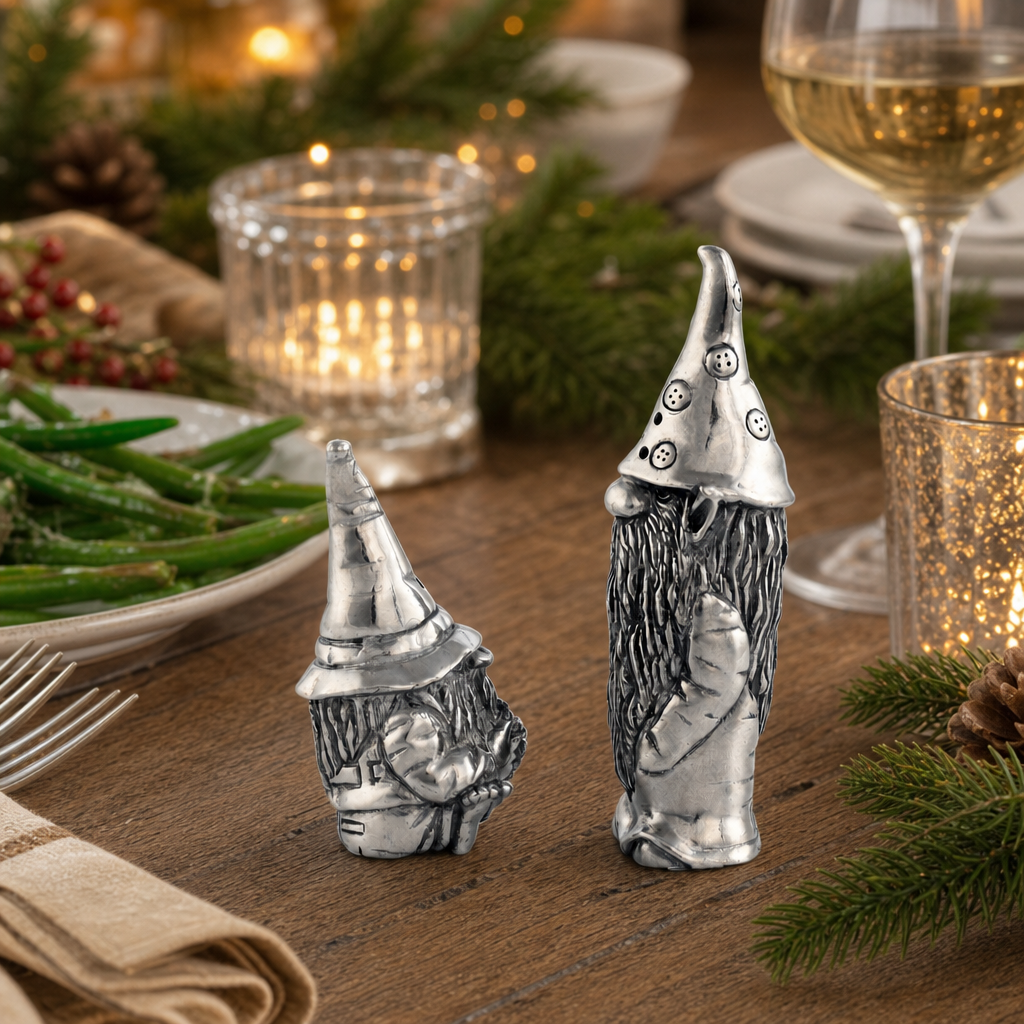Gnome Pewter Salt and Pepper 4