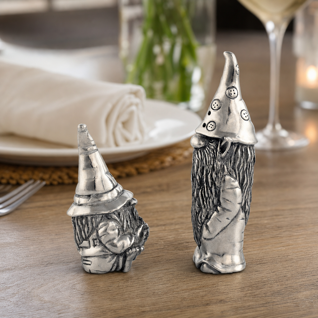 Gnome Pewter Salt and Pepper 8