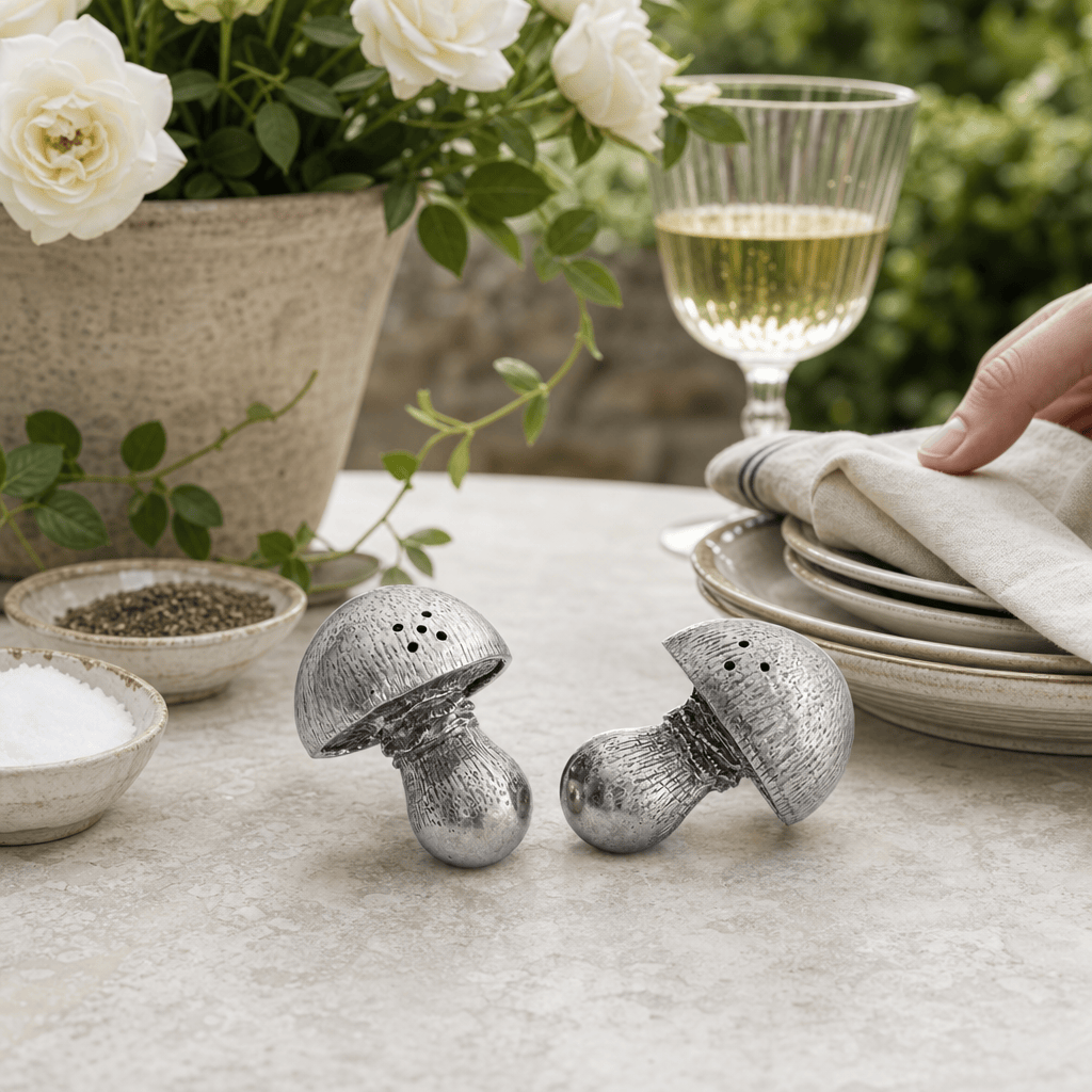 Mushroom Salt & Pepper Set 6