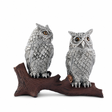 Owl on Log Salt and Pepper Shaker