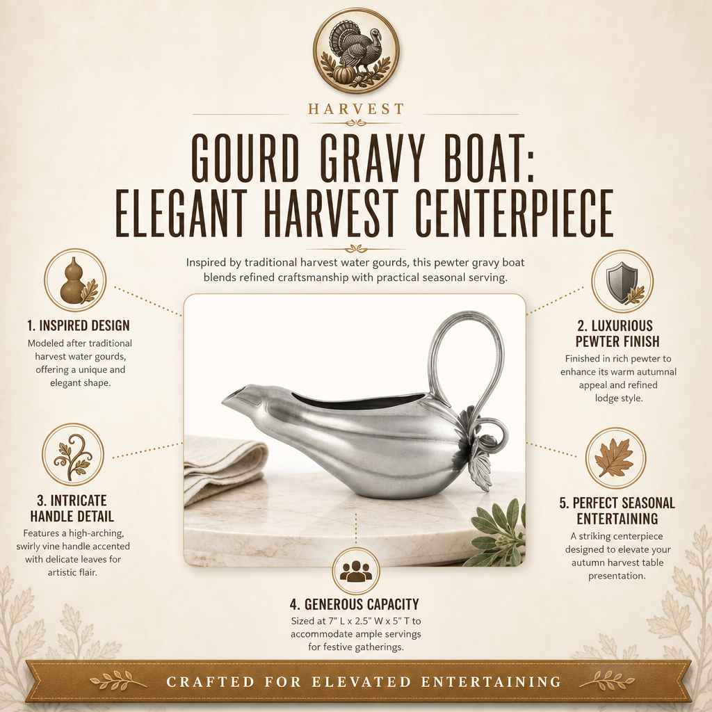 Gourd Gravy Boat 1