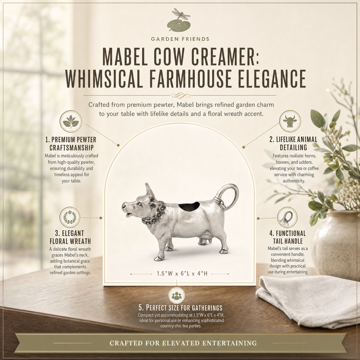 Mabel Cow Creamer 11