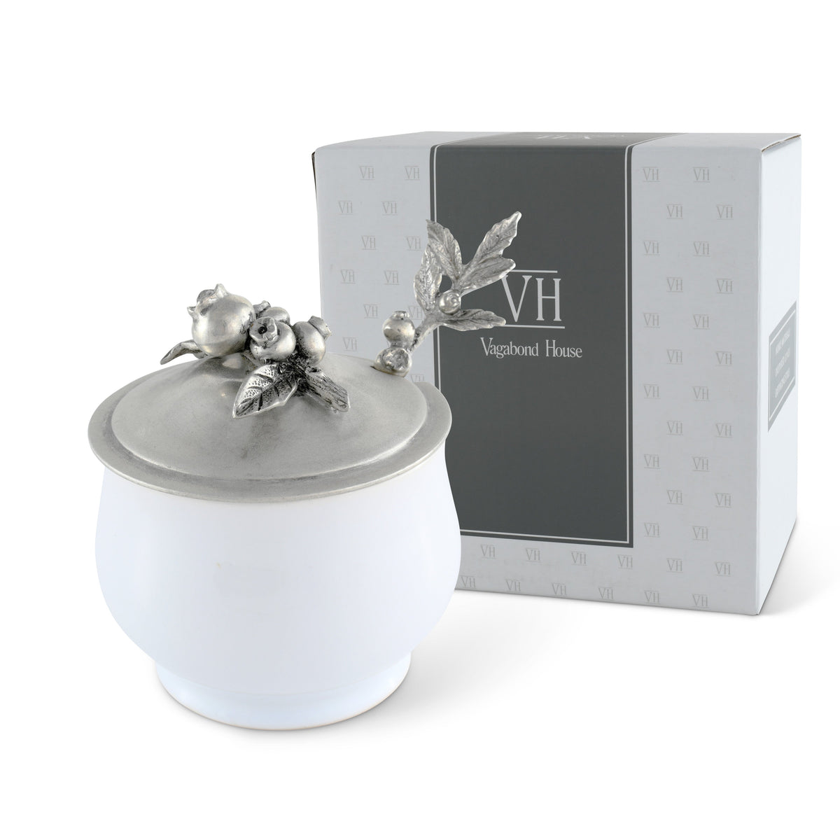 Blueberry Sugar Bowl and Spoon 9