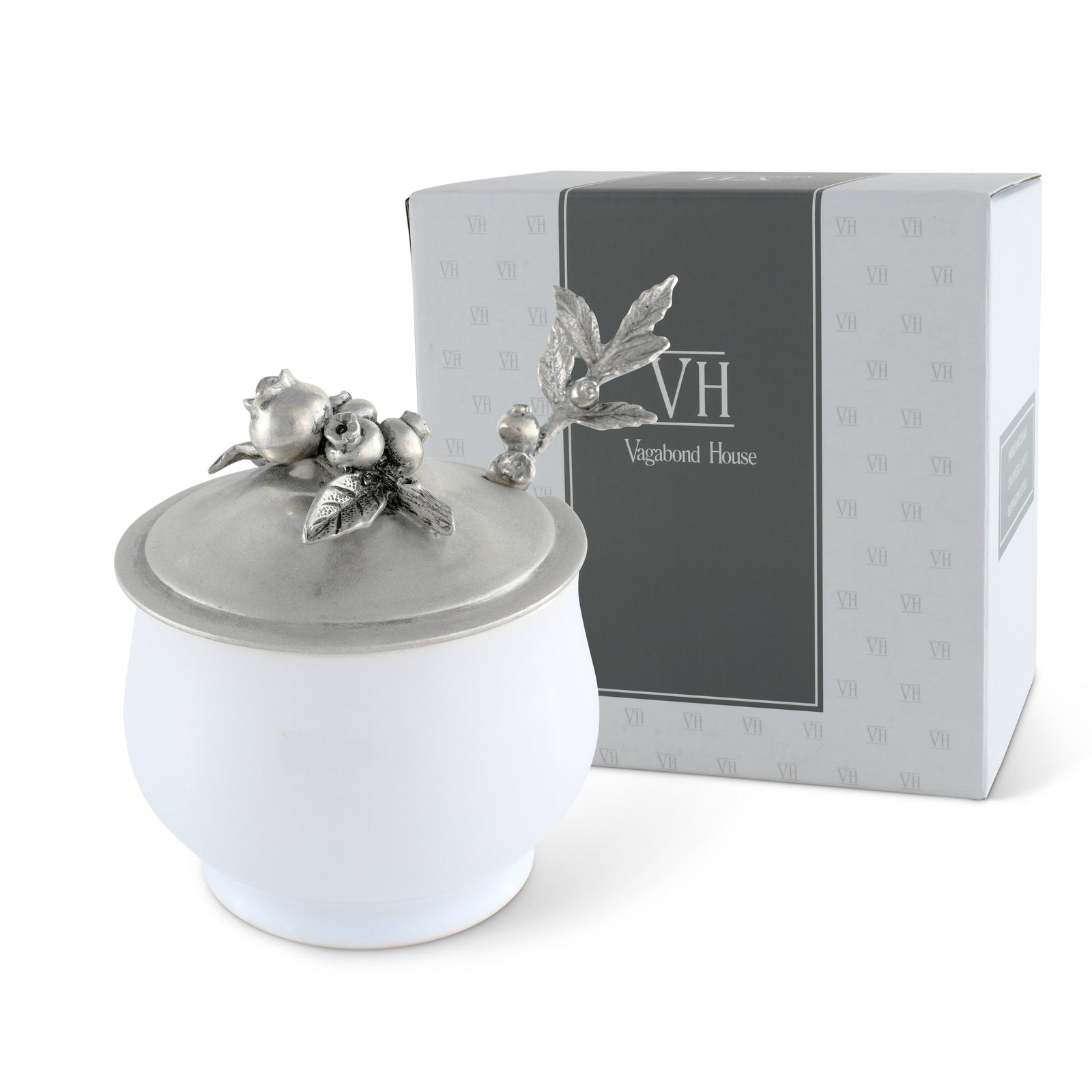 Blueberry Sugar Bowl and Spoon 9