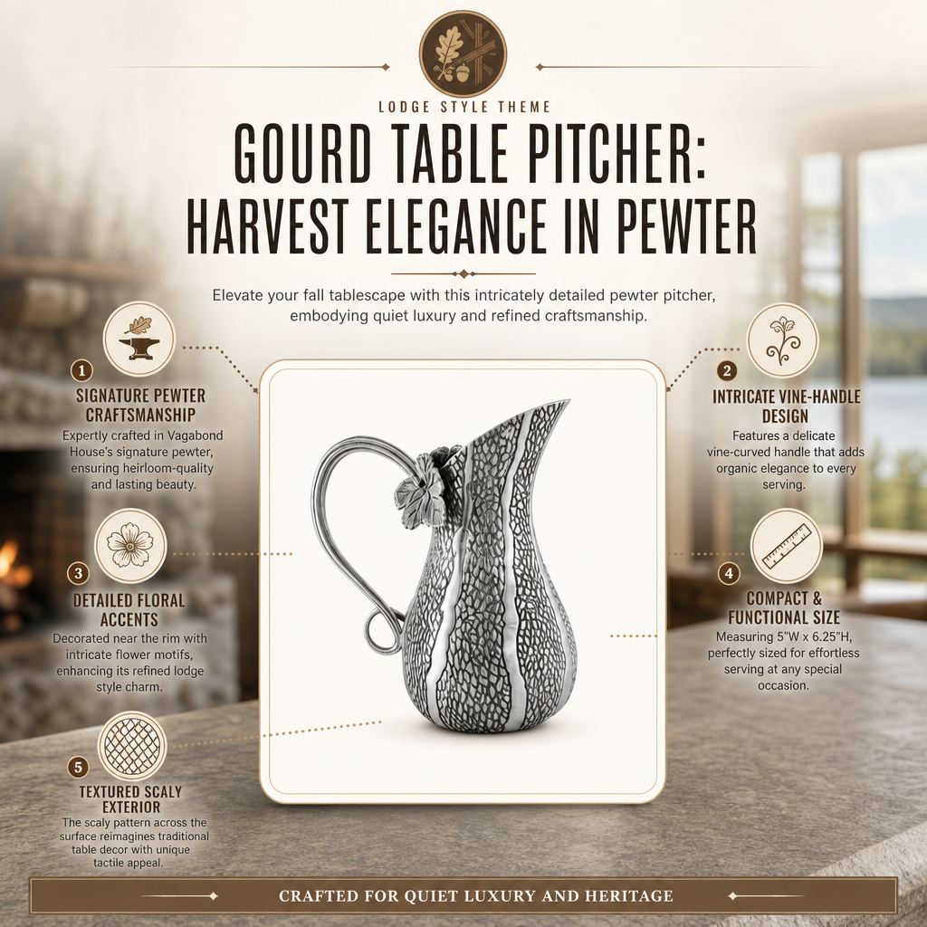 Gourd Table Pitcher 11