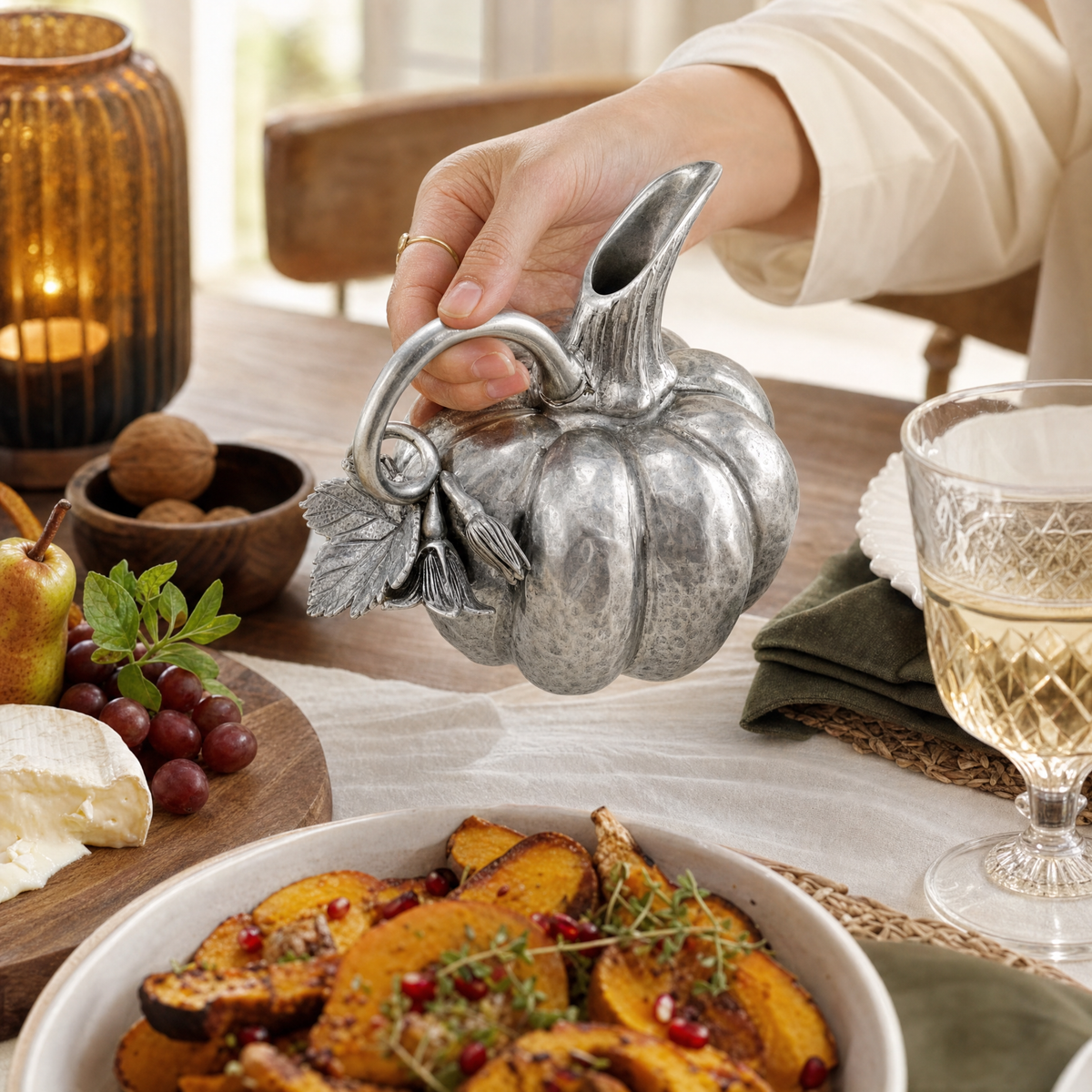 Pumpkin Small Table Pitcher 3