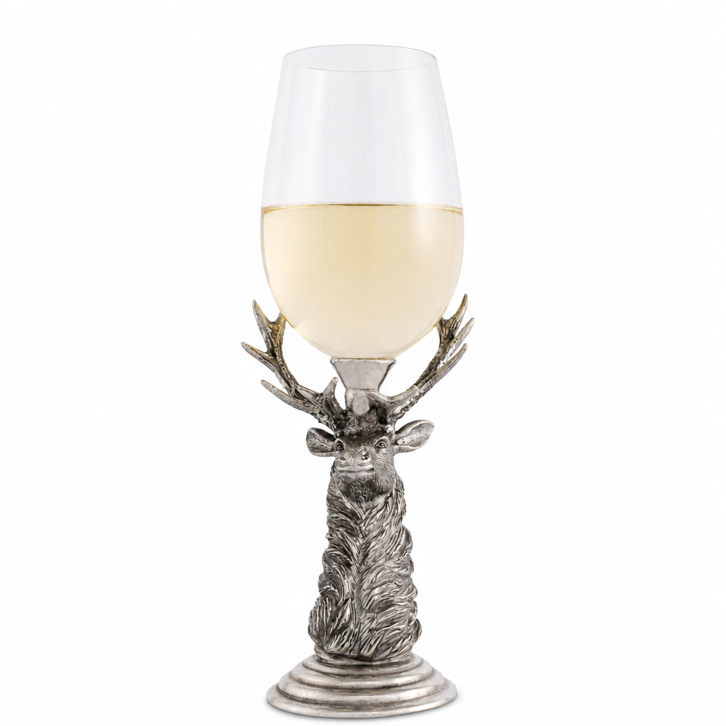 Pewter Elk Stemware 1