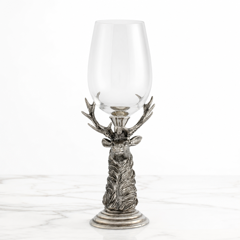 Pewter Elk Stemware 8