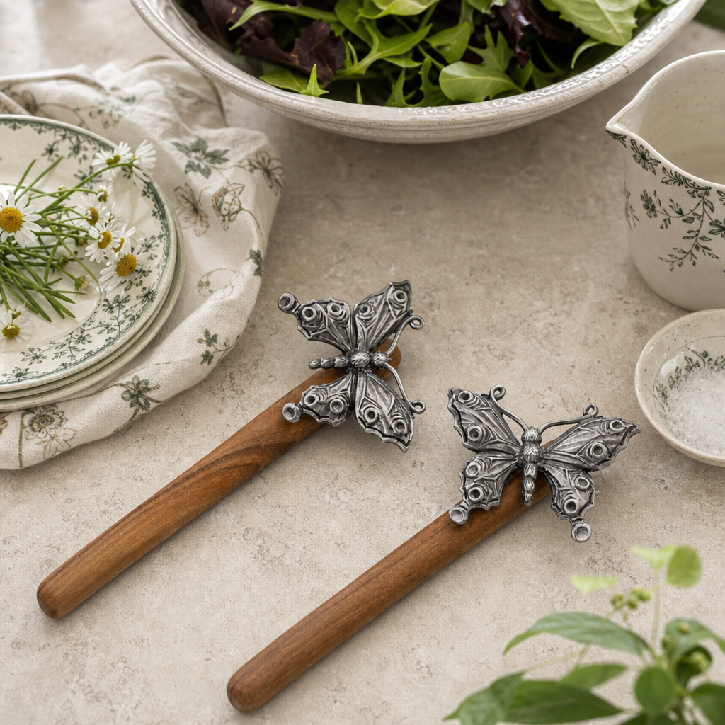 Butterfly Salad Server 9