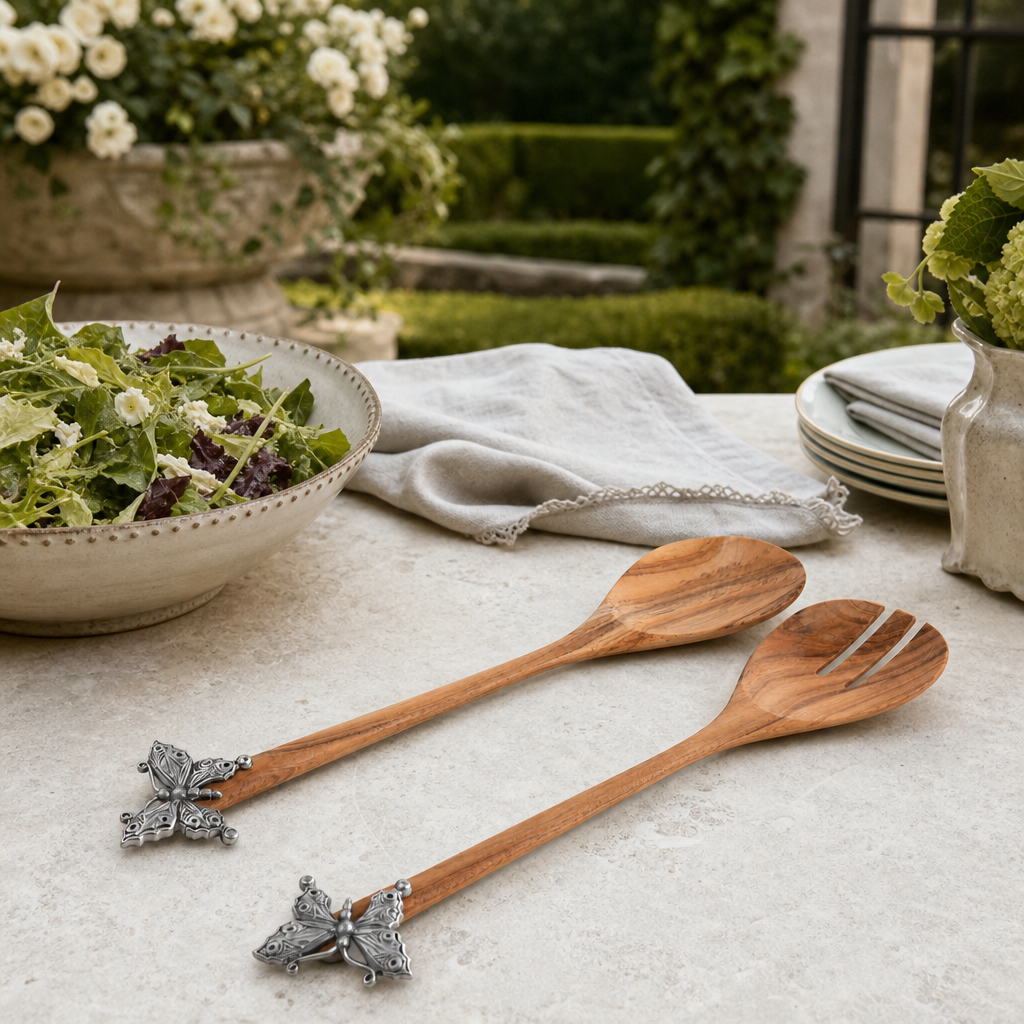Butterfly Salad Server 7