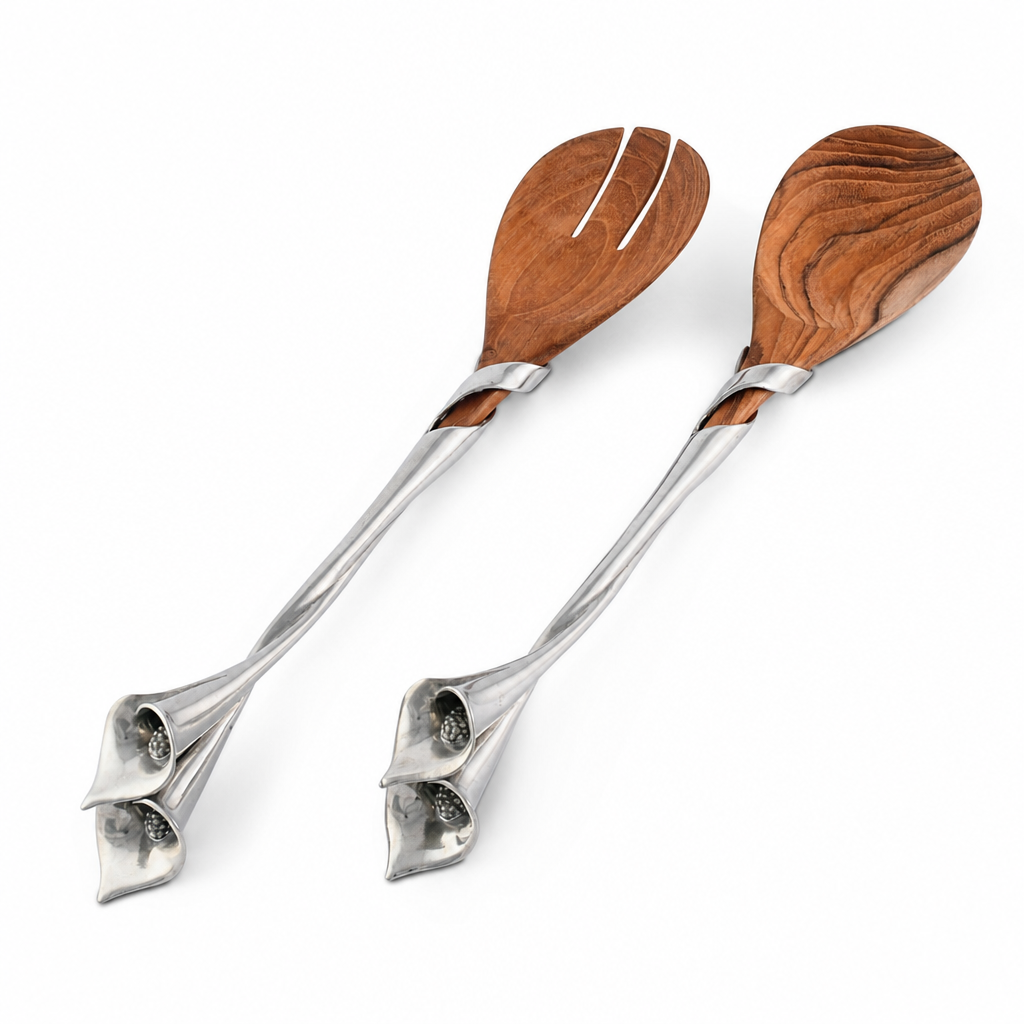 Lily Salad Servers 1