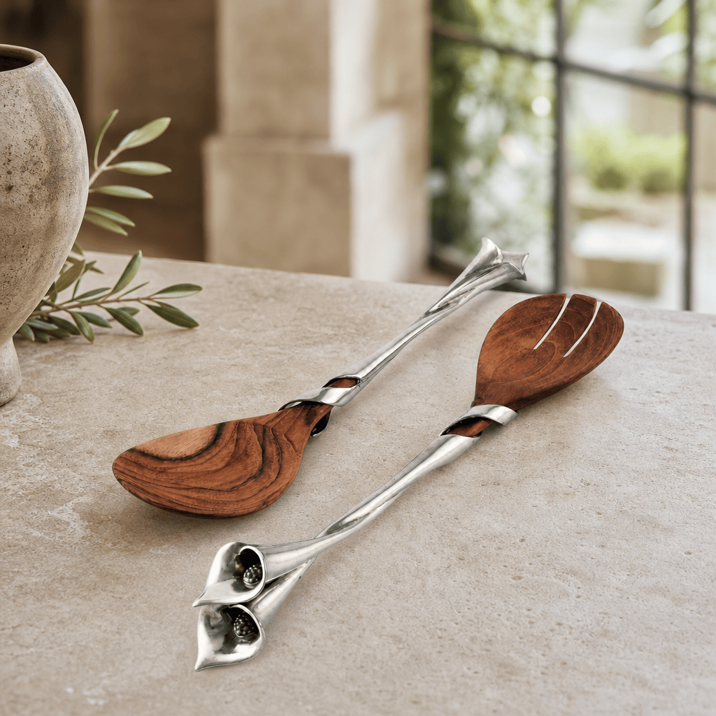 Lily Salad Servers 5