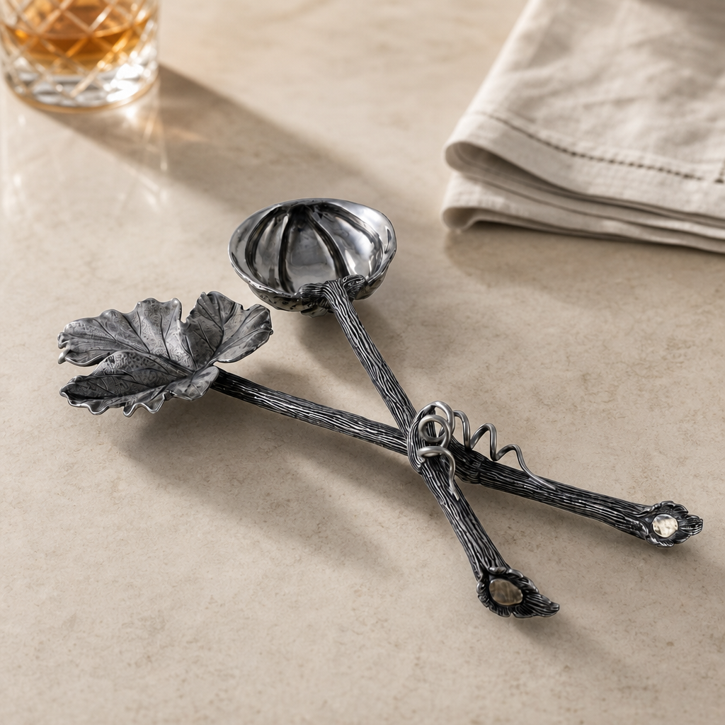 Autumn Vine Salad Server Set 3