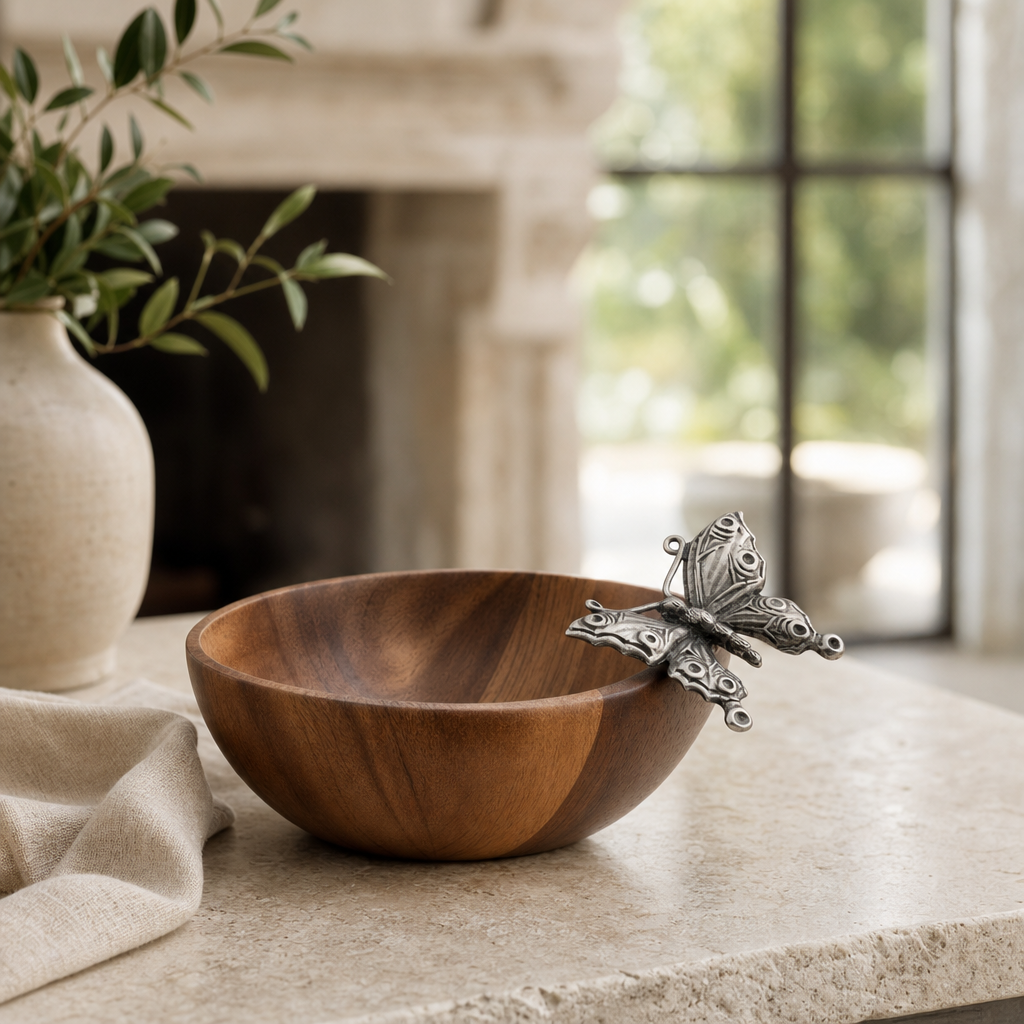 Butterfly Salad Bowl Small 4